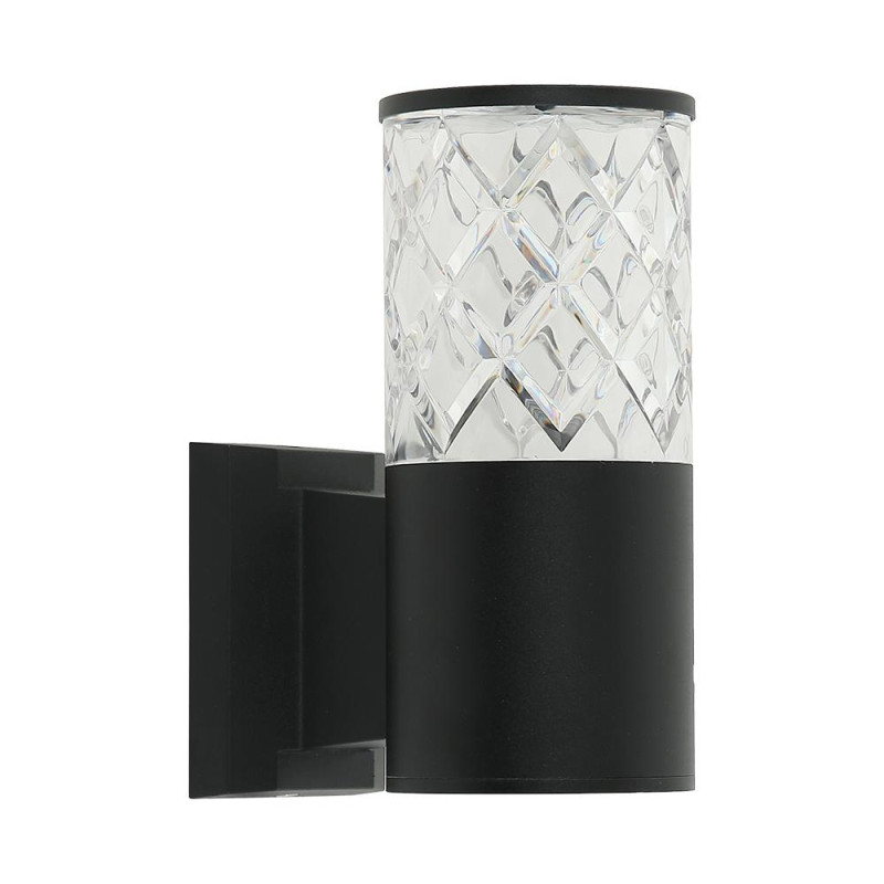 PREZENT EVEN 1xE27/40W,IP54, BLACK,WALL