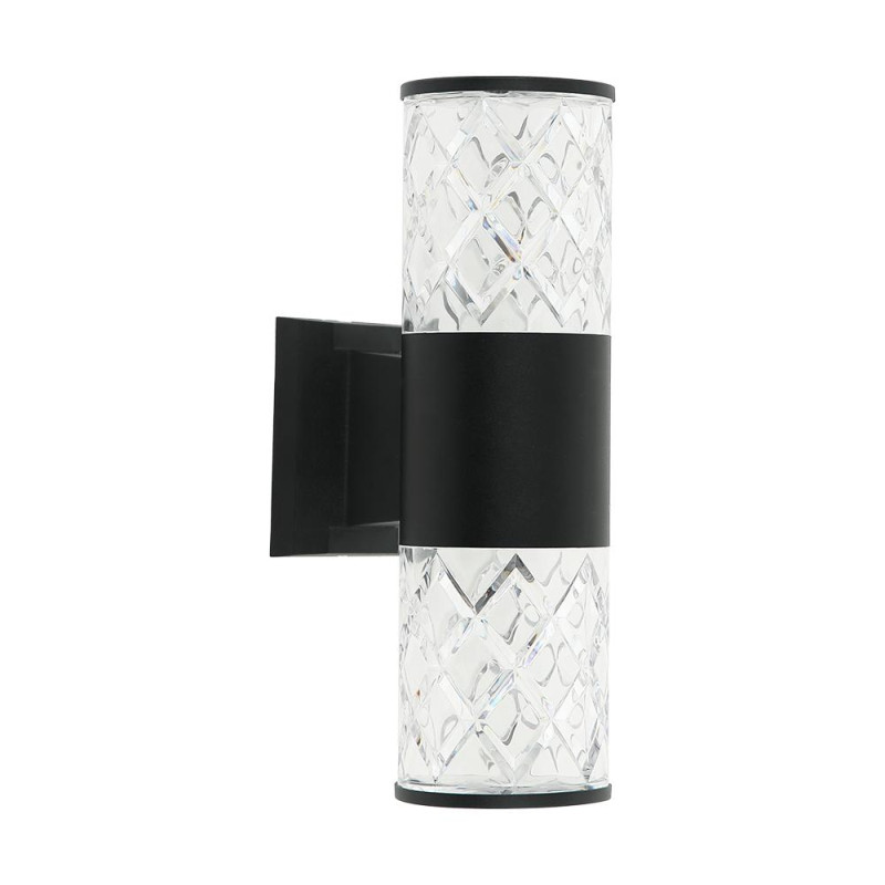 PREZENT EVEN 2xE27/40W,IP54, BLACK,WALL