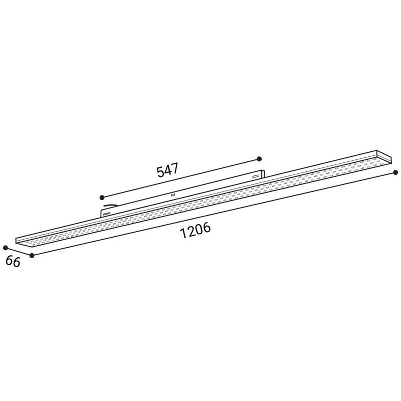 LED2 NEXO 120, W 39-60W 3000K/3500K/4000K 7540151