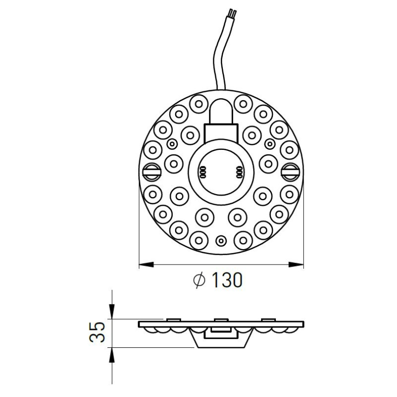 Greenlux LED MODUL 12W 5CCT 1500lm - Magnetický LED modul GXLM020