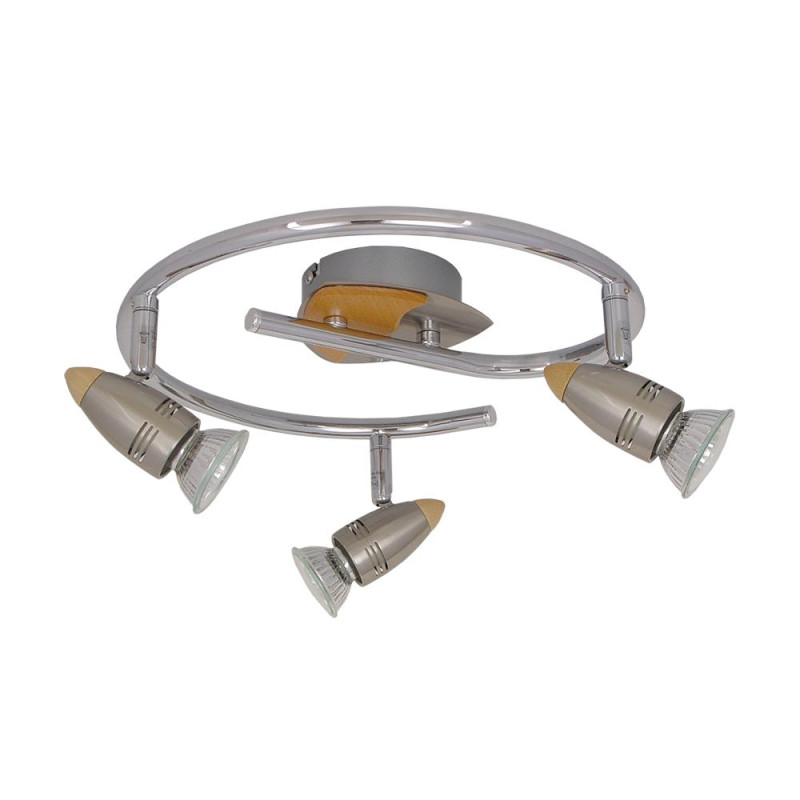 PREZENT ARES 3xGU10/50W, CH/NS/WOOD