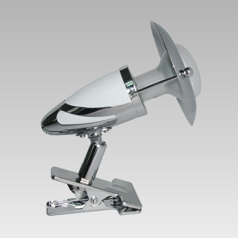 PREZENT ZEUS 1xE14/R50/40W, CHROME/WHITE, CLIP
