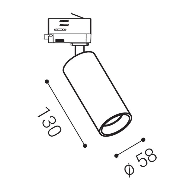 LED2 RENO, W TRIAC 10W 3000K 6090231DT