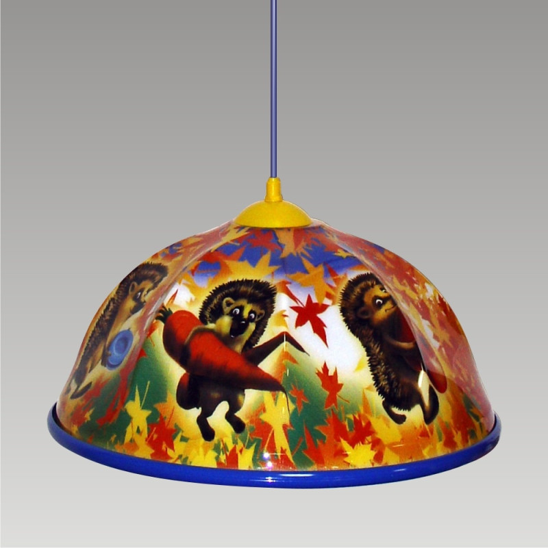 PREZENT BABY 1xE27/60W, HEDGEHOG-JEZKO, BLUE