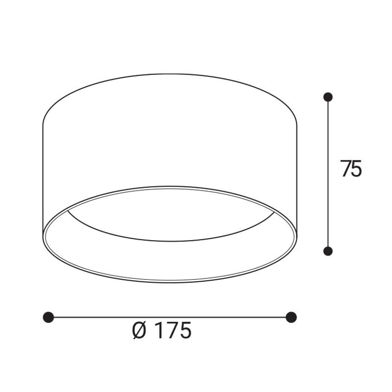 LED2 ZETA ON L, N TRIAC 14-20W 3000K/3500K/4000K 1481456DT