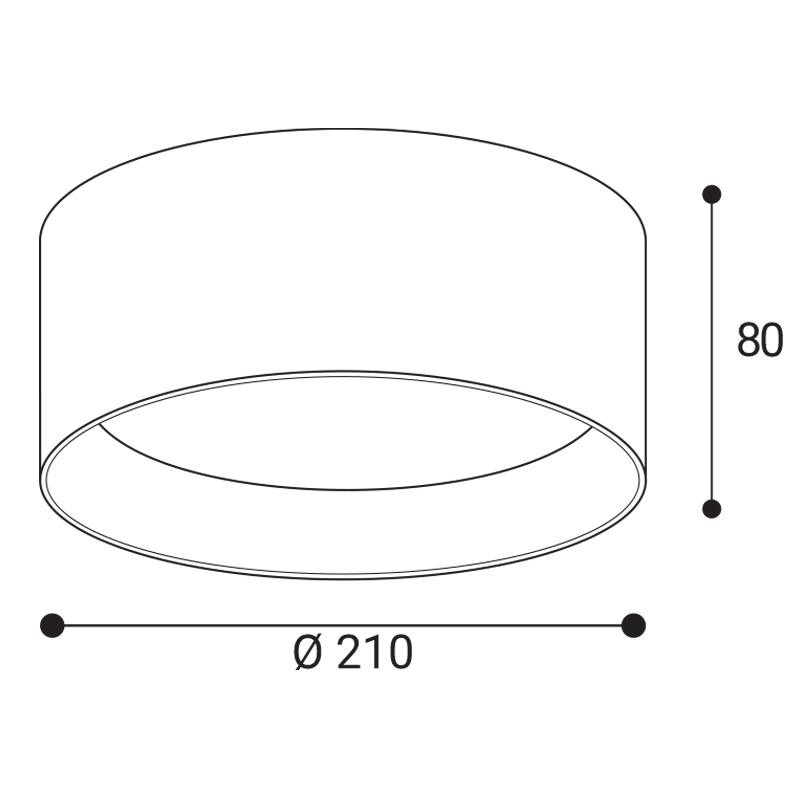 LED2 ZETA ON XL, B TRIAC 20-25W 3000K/3500K/4000K 1481553DT