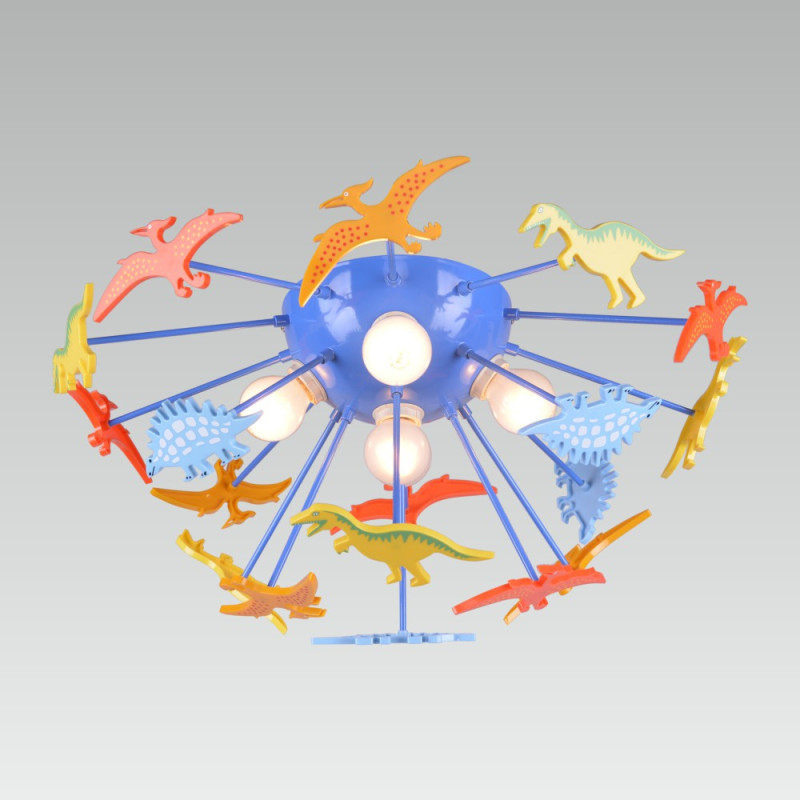 PREZENT DINOS 5xE14/40W,MULTICOLOR