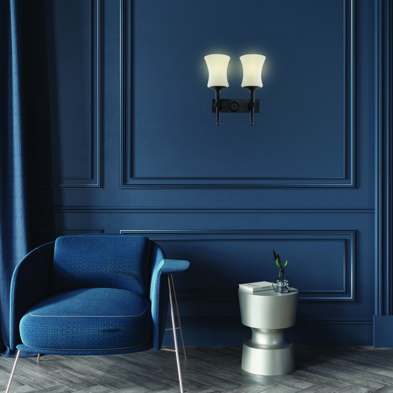 Searchlight nástenné svietidlo 0812-2BK