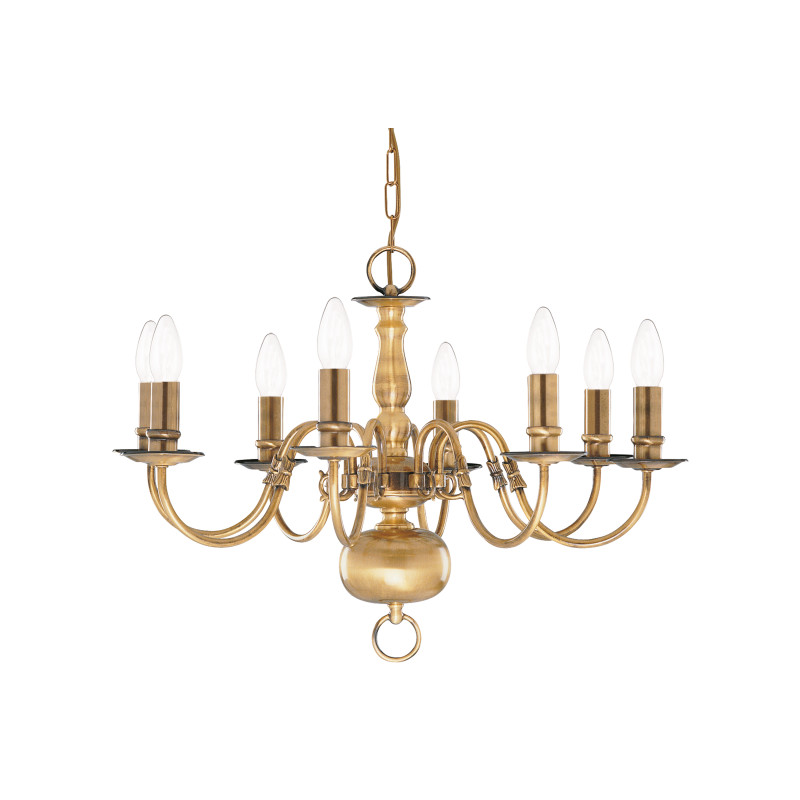 Searchlight luster Flemish 1019-8AB