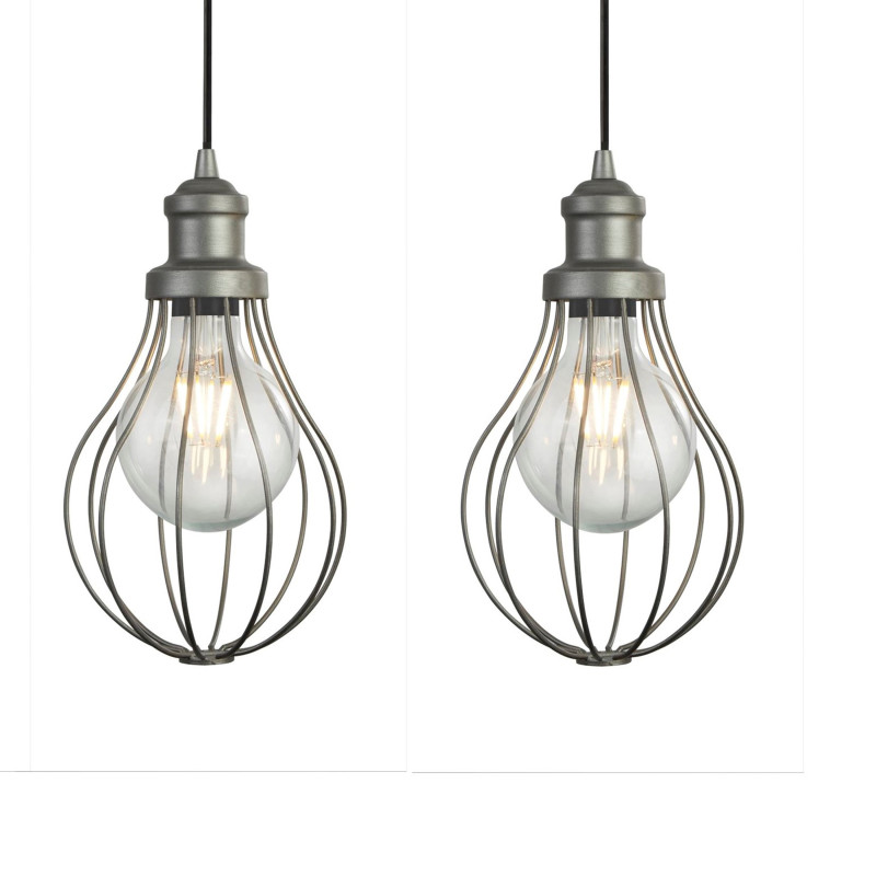 Searchlight závesné svietidlo Balloon Cage 1384-4PW