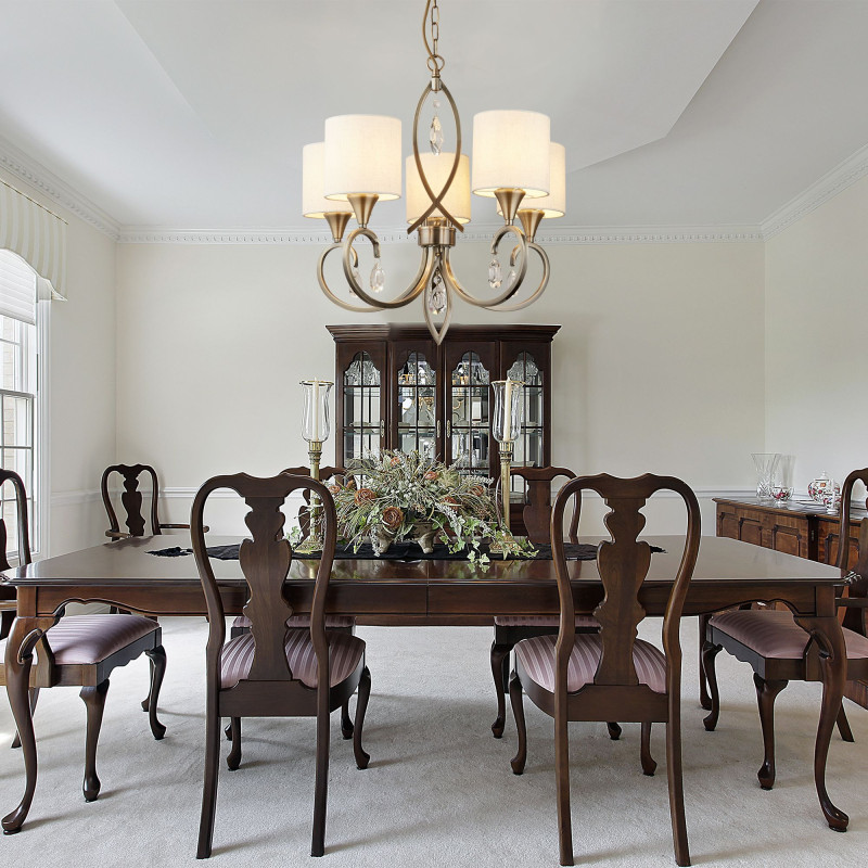 Searchlight závesný krištáľový luster VERSAILLES 1605-5AB