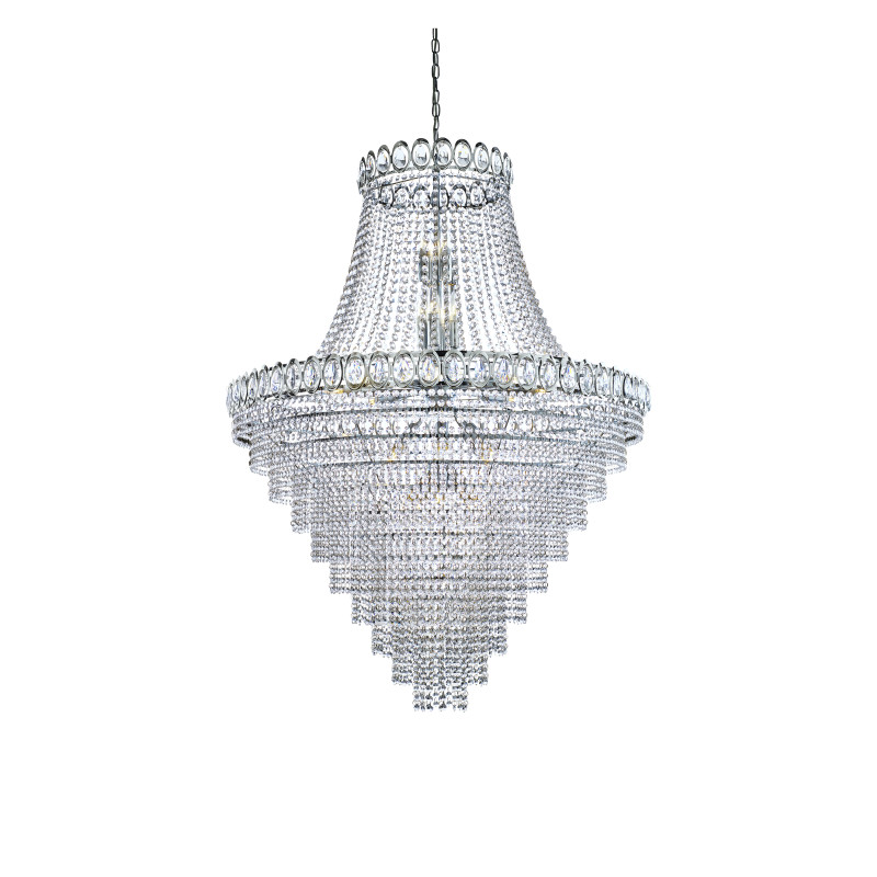 Searchlight závesný krištáľový luster LOUIS PHILIPE 1711-102CC