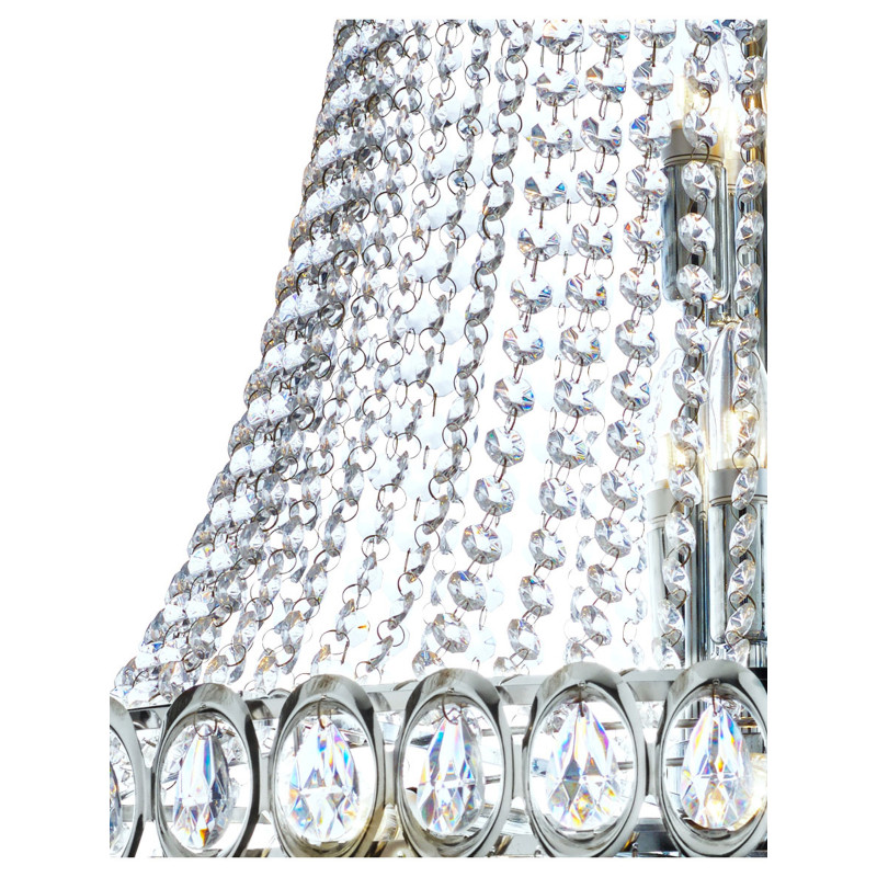 Searchlight závesný krištáľový luster LOUIS PHILIPE 1711-102CC