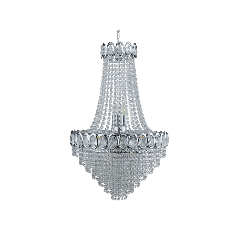 Searchlight závesný krištáľový luster LOUIS PHILIPE 1711-11CC