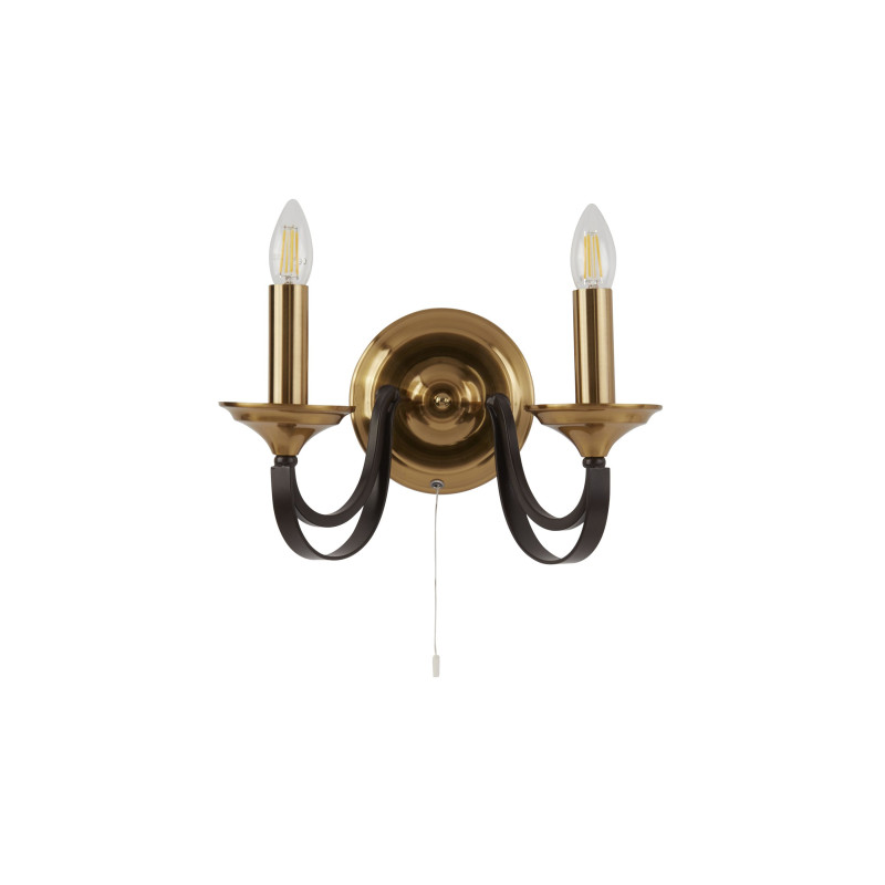 Searchlight nástenné svietidlo Belfry 1842-2BZ