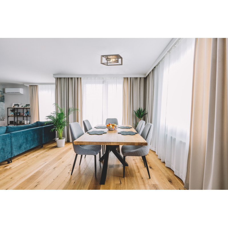 Searchlight stropné svietidlo prisadené Heaton 2412-2SI