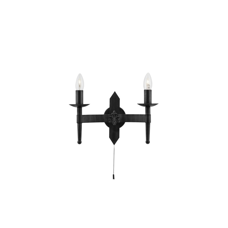 Searchlight nástenné svietidlo 2422-2BK