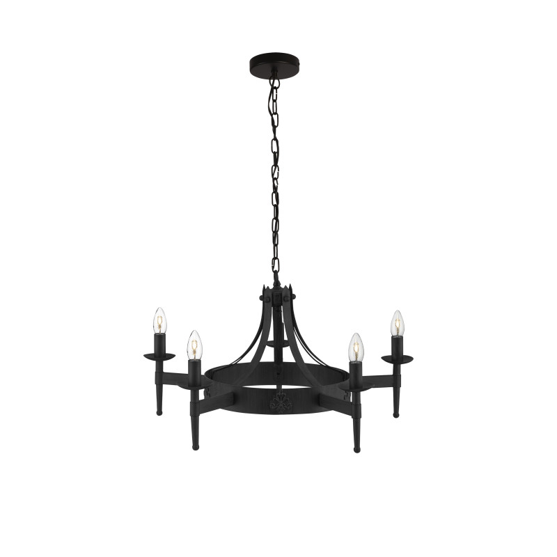 Searchlight závesné svietidlo CARTWHEEL 2425-5BK