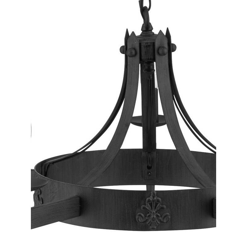 Searchlight závesné svietidlo CARTWHEEL 2425-5BK