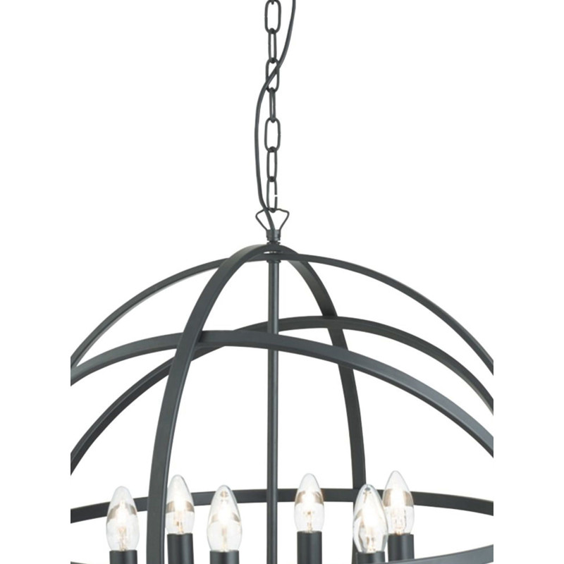 Searchlight závesné svietidlo ORBIT 2476-6BK