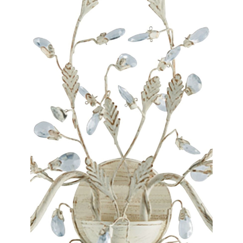 Searchlight krištáľové nástenné sviečkové svietidlo 2492-2CR