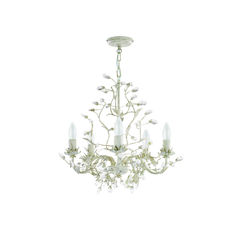 Searchlight sviečkový závesný krištáľový luster WATERFALL 1313-13CC