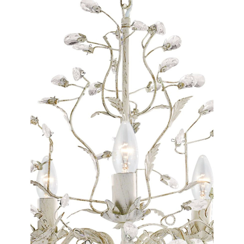 Searchlight sviečkový závesný krištáľový luster WATERFALL 1313-13CC