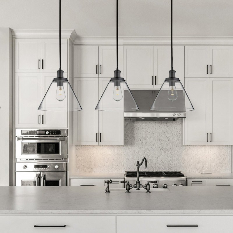 Searchlight závesné svietidlo PYRAMID 3228BK