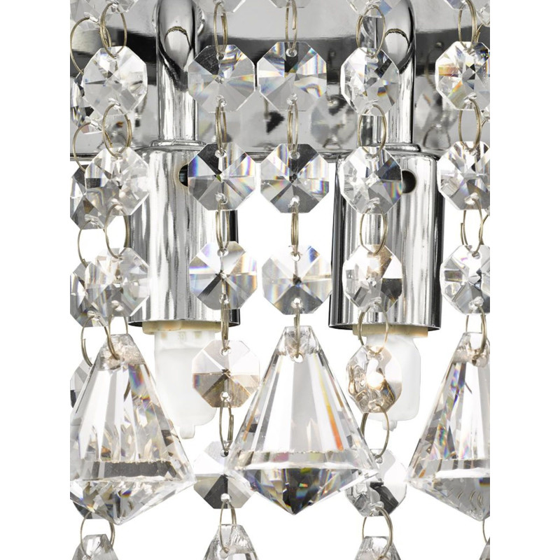 Searchlight nástenné svietidlo krištáľové nástenné luster 3302-2CC