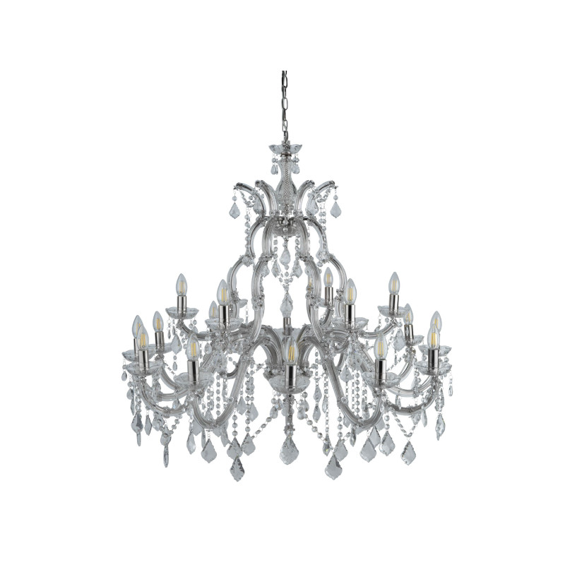 Searchlight sviečkový závesný krištáľový luster 3314-18