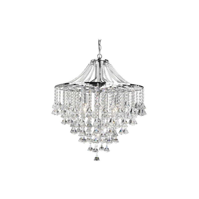 Searchlight závesný krištáľový luster 3495-5CC