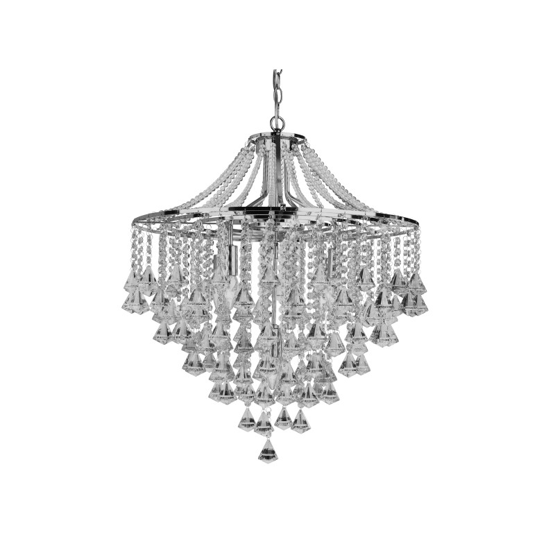 Searchlight závesný krištáľový luster 3495-5CC