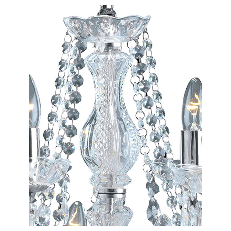 Searchlight sviečkový závesný krištáľový luster 399-12
