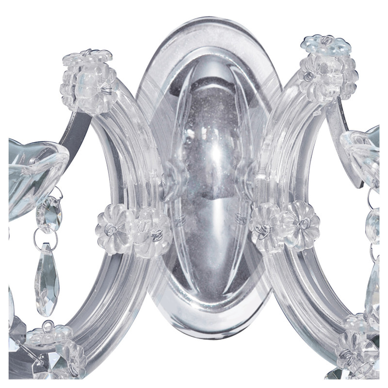 Searchlight krištáľové nástenné sviečkové svietidlo 399-2