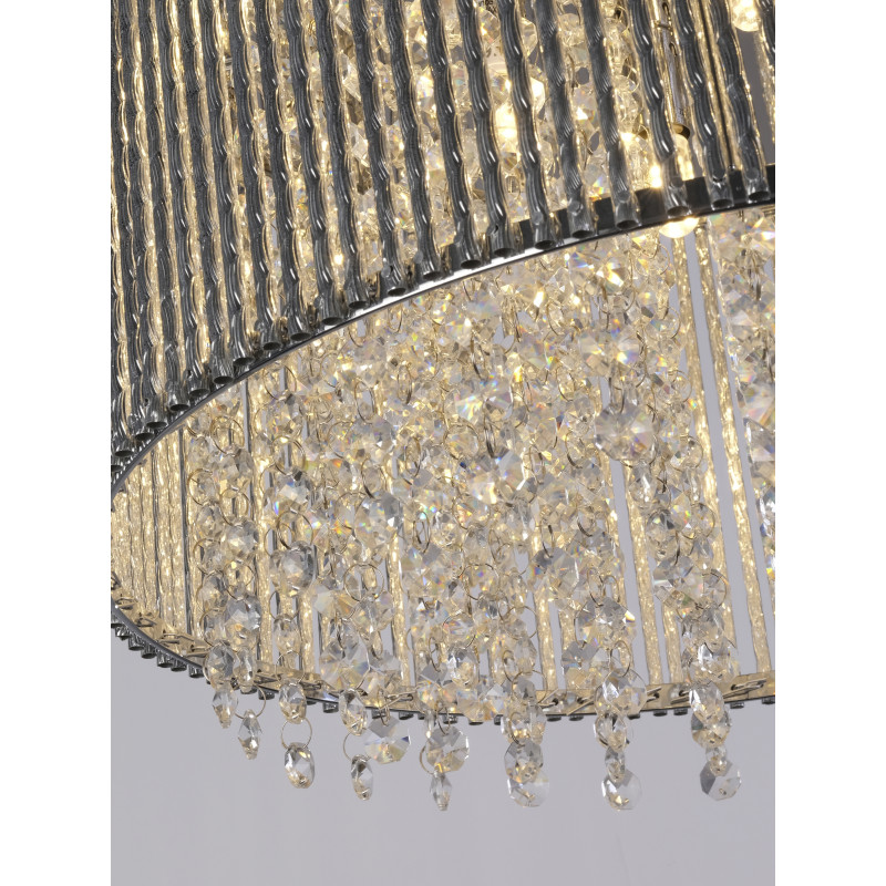 Searchlight krištáľový závesný luster 4048-8CC
