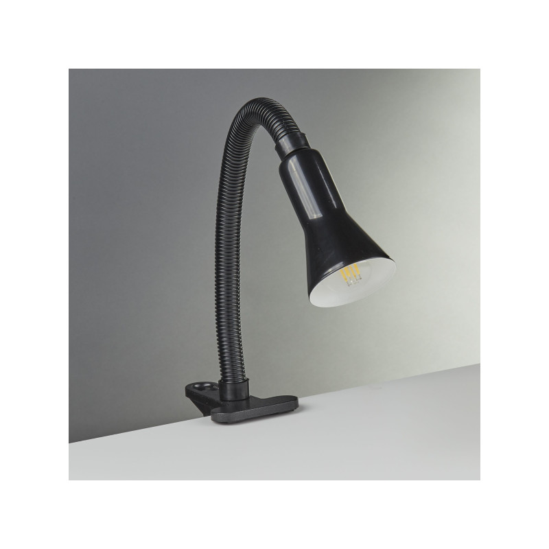 Searchlight štipcová stolná lampa EU4122BK