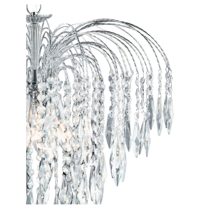 Searchlight závesný krištáľový luster WATERFALL 4175-5