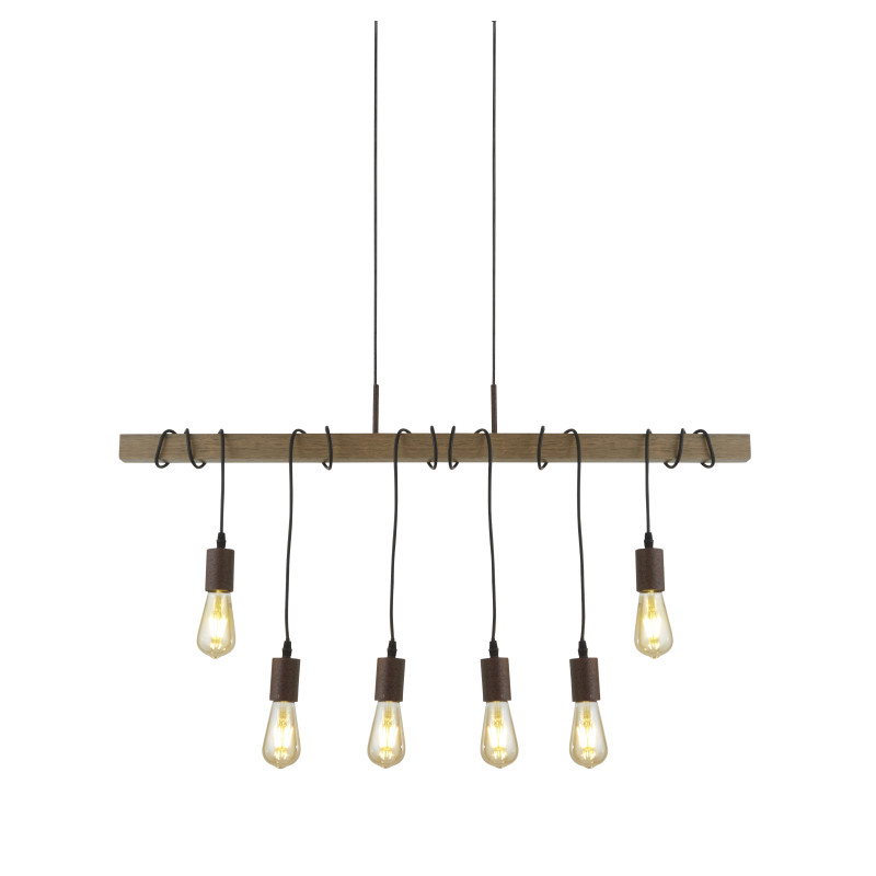 Searchlight závesné svietidlo Barn 4876-6BR