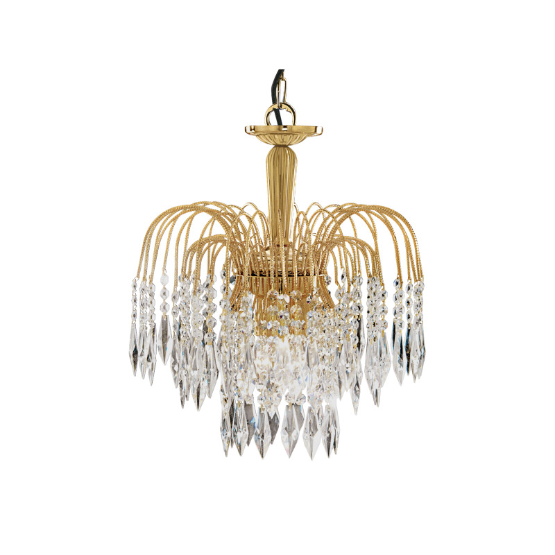 Searchlight závesný krištáľový luster WATERFALL 5173-3