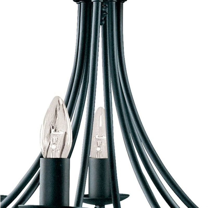 Searchlight závesné svietidlo MAYPOLE 6348-8BK