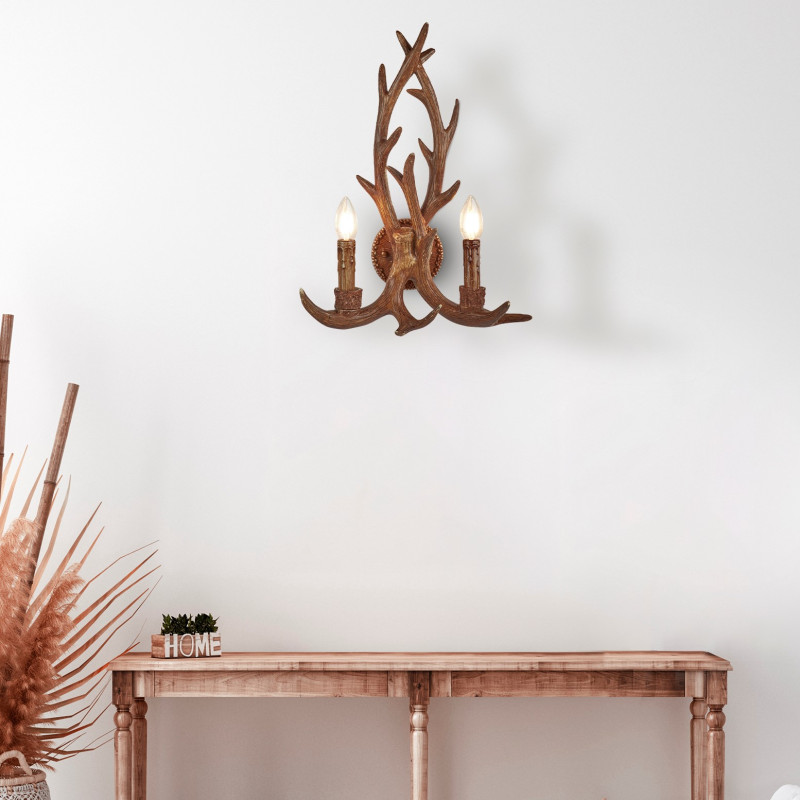 Searchlight nástenné sviečkové svietidlo 6412-2BR