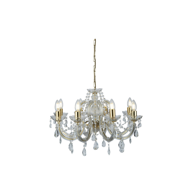 Searchlight sviečkový závesný krištáľový luster 699-8