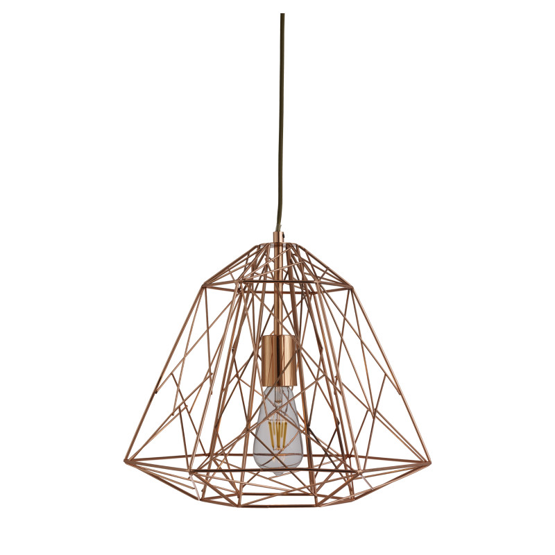 Searchlight závesné svietidlo GEOMETRIC CAGE 7271CU