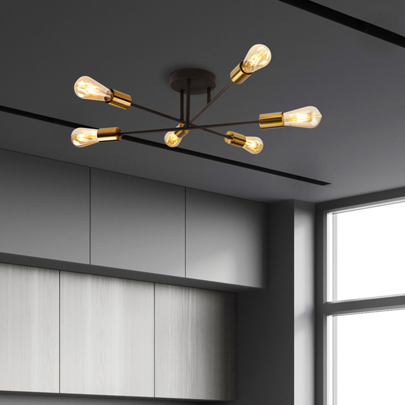 Searchlight stropné svietdlo krátke rameno Armstrong 8046-6BK