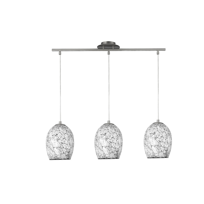 Searchlight závesné svietidlo CRACKLE 8069-3WH