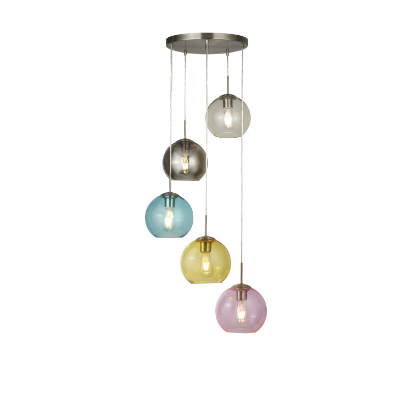 Searchlight závesné svietidlo Mardi Gras 8135-5SS