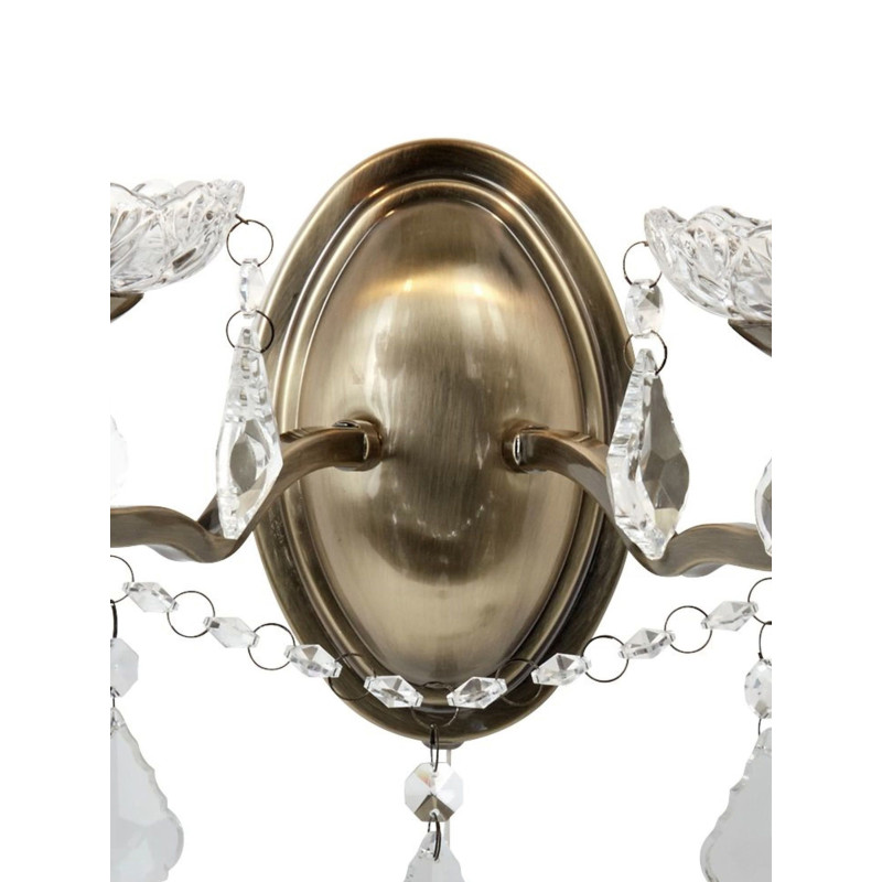 Searchlight krištáľové nástenné sviečkové svietidlo 8732-2AB