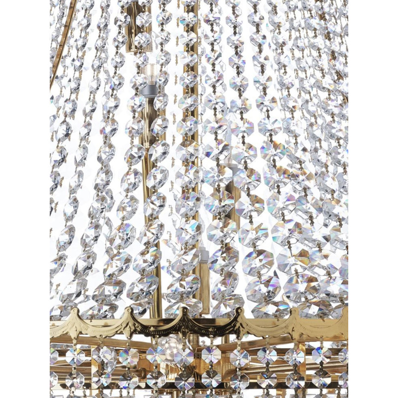 Searchlight závesný krištáľový luster VERSAILLES 9112-102GO