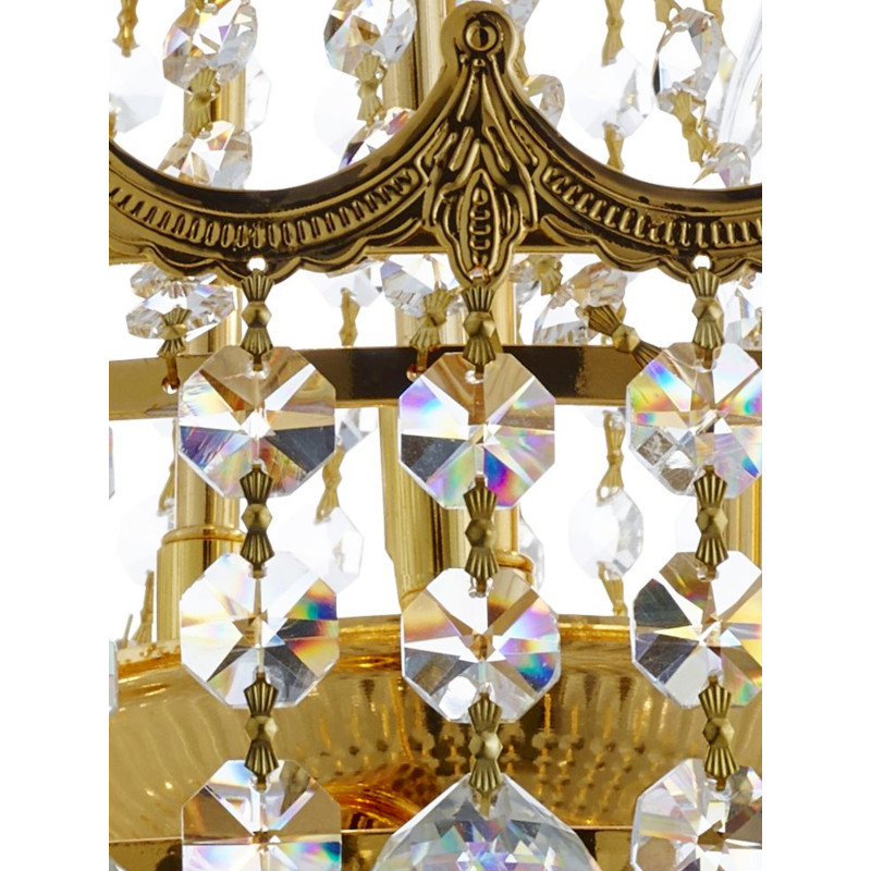 Searchlight závesný krištáľový luster VERSAILLES 9112-52GO
