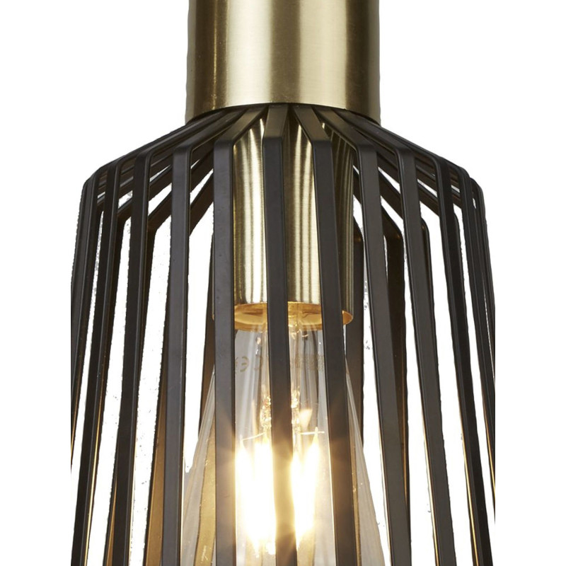 Searchlight závesné svietidlo BIRD CAGE 9412BK